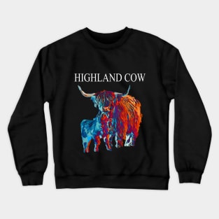 Highland Cow Crewneck Sweatshirt